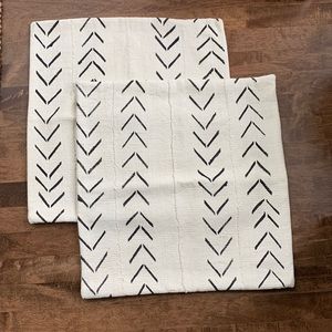 Two Throw Pillow Covers